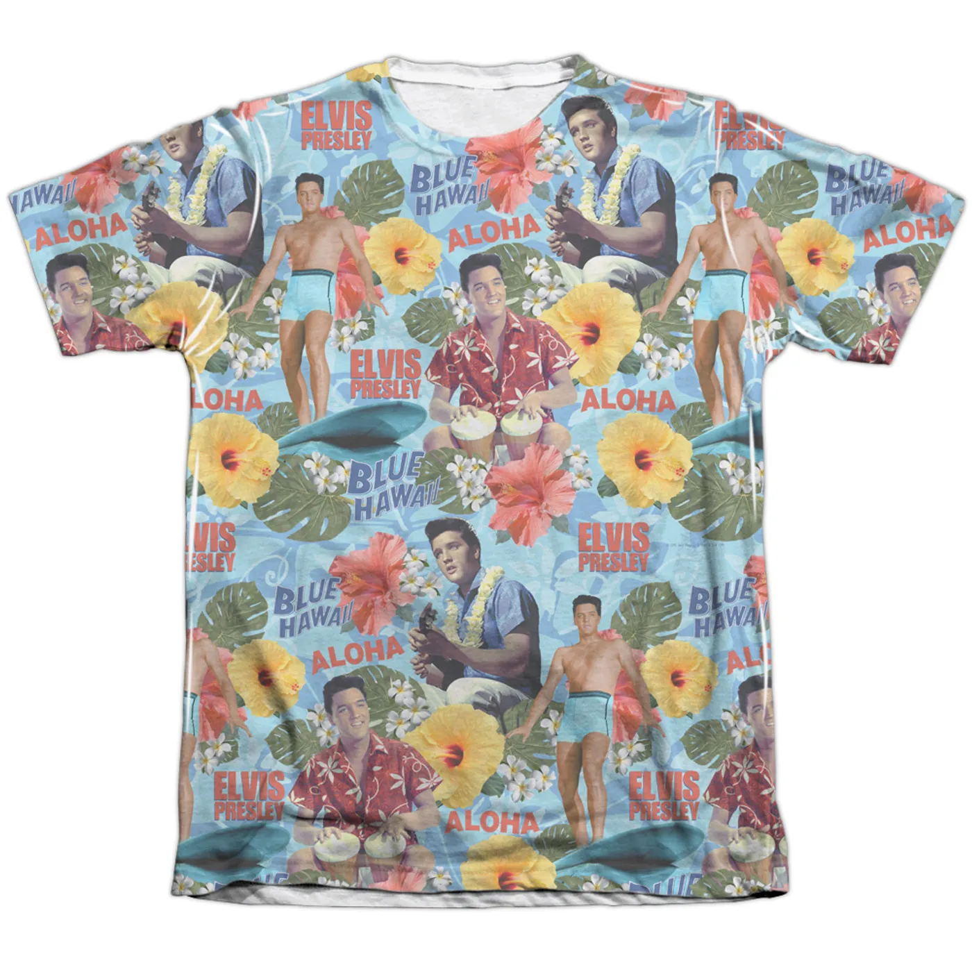 Elvis Presley Shirt | SURF'S UP (FRONT/BACK PRINT) Tee