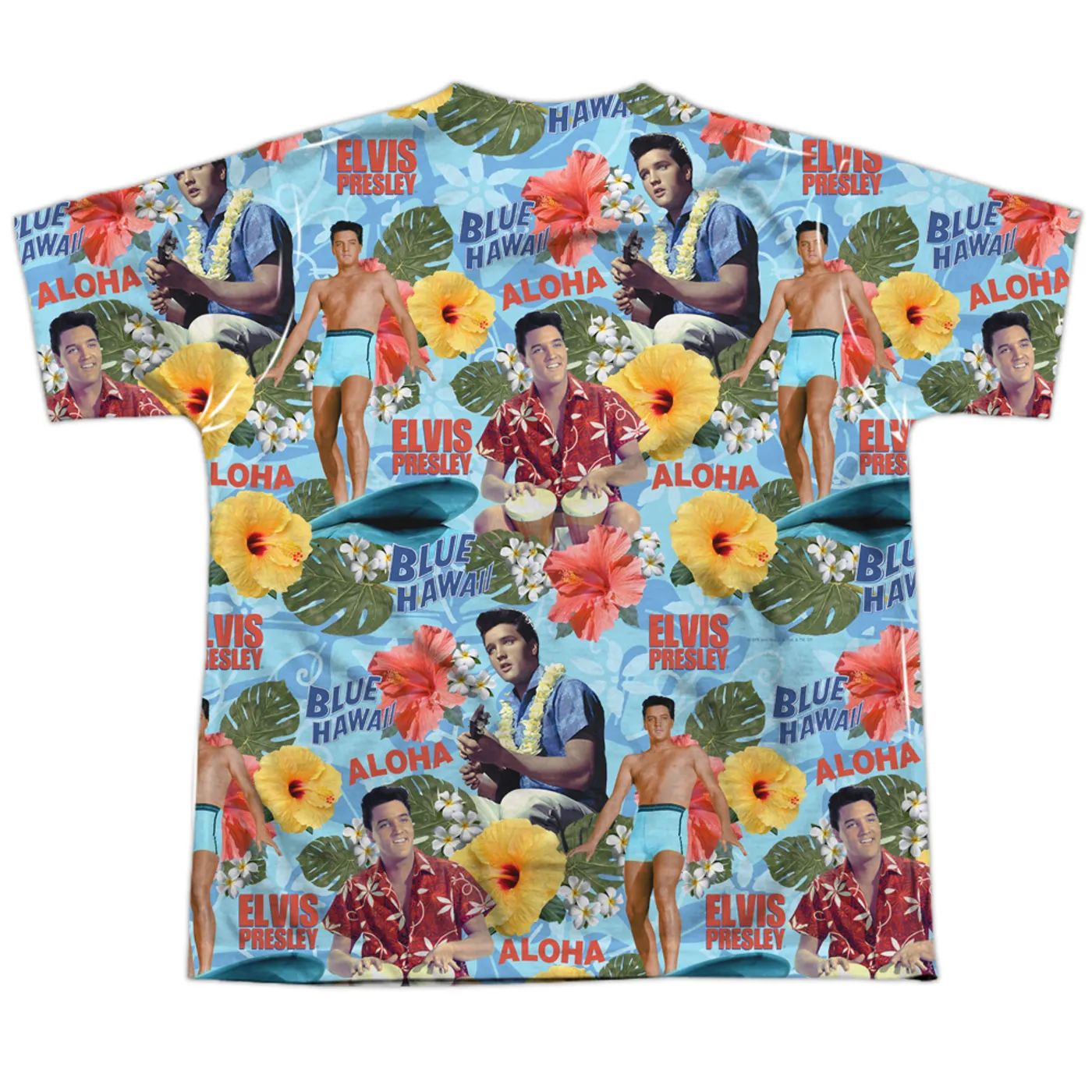 Elvis Presley Youth Shirt | SURF'S UP (FRONT/BACK PRINT) Sublimated Tee