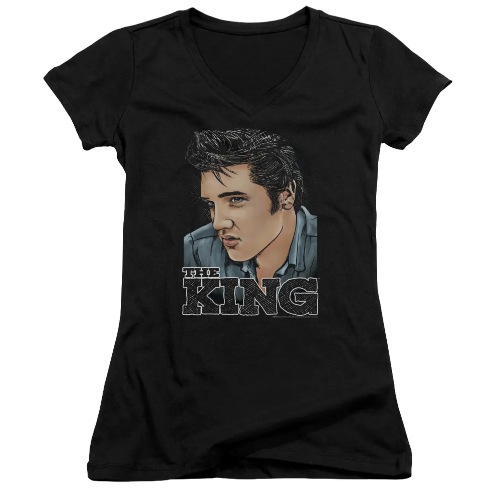 Junior's V-Neck Shirt | GRAPHIC KING Junior's Tee