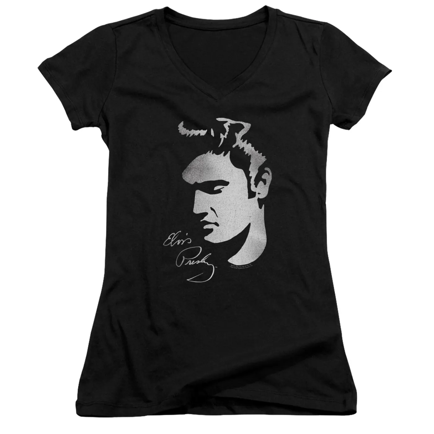 Elvis Presley Junior's V-Neck Shirt | SIMPLE FACE Junior's Tee