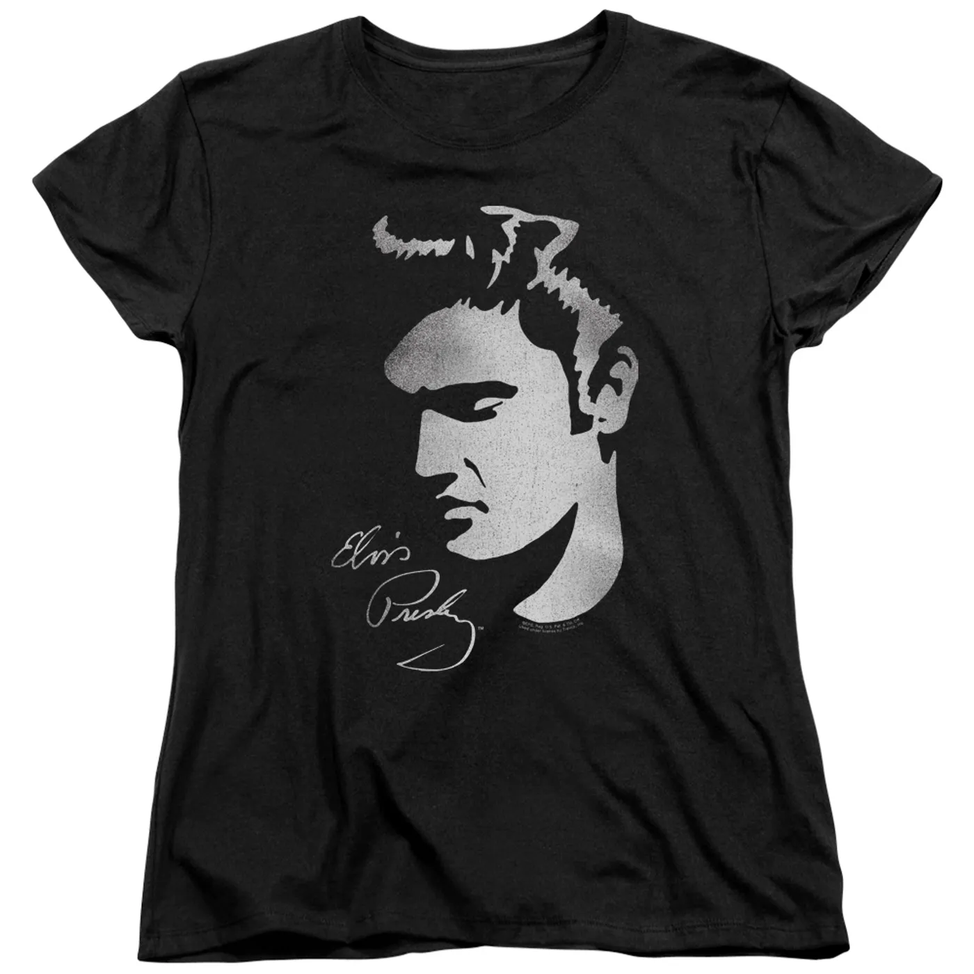 Elvis Presley Women's Shirt | SIMPLE FACE Ladies Tee