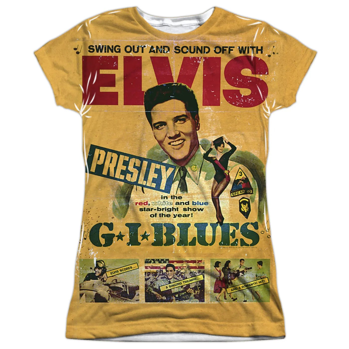 Elvis Presley Junior's T Shirt | GI BLUES Sublimated Tee