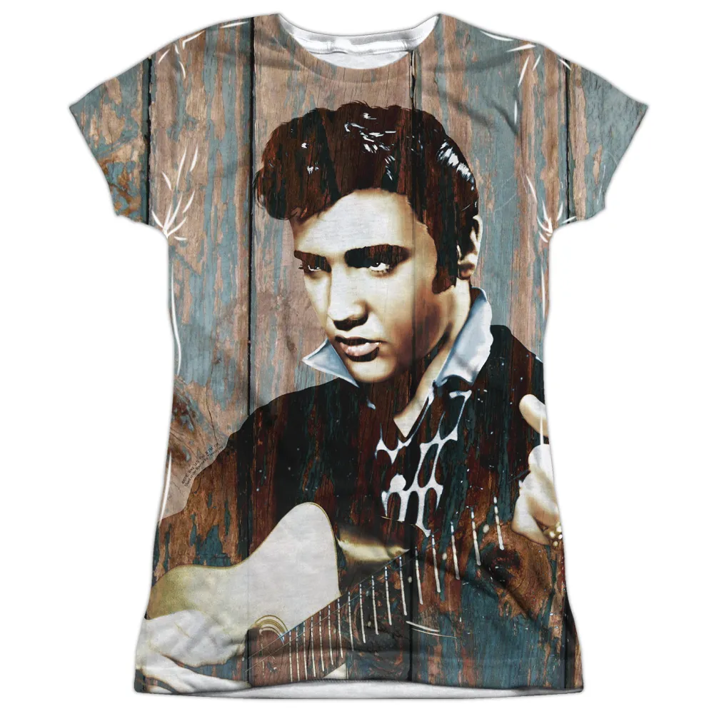 Junior's T Shirt | WOODGRAIN Sublimated Tee