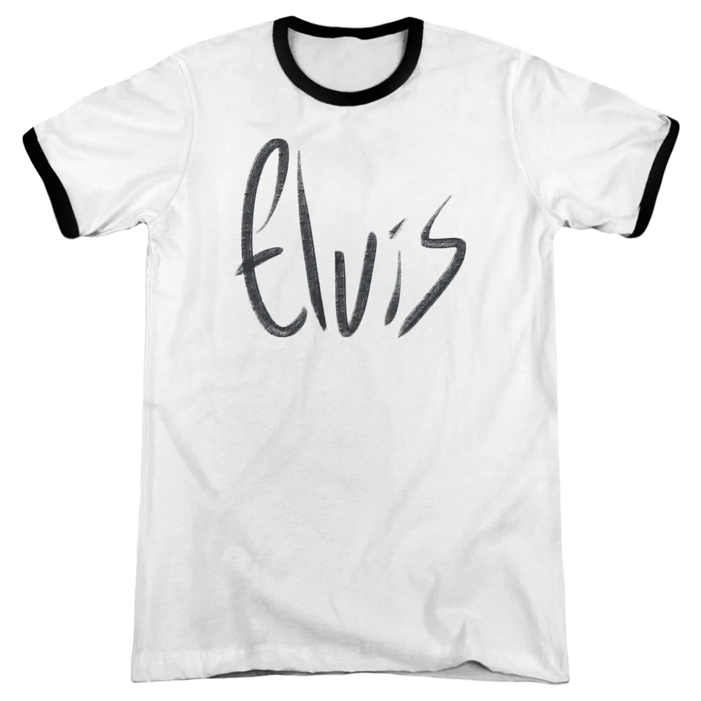 Elvis Presley Shirt | SKETCHY NAME Premium Ringer Tee