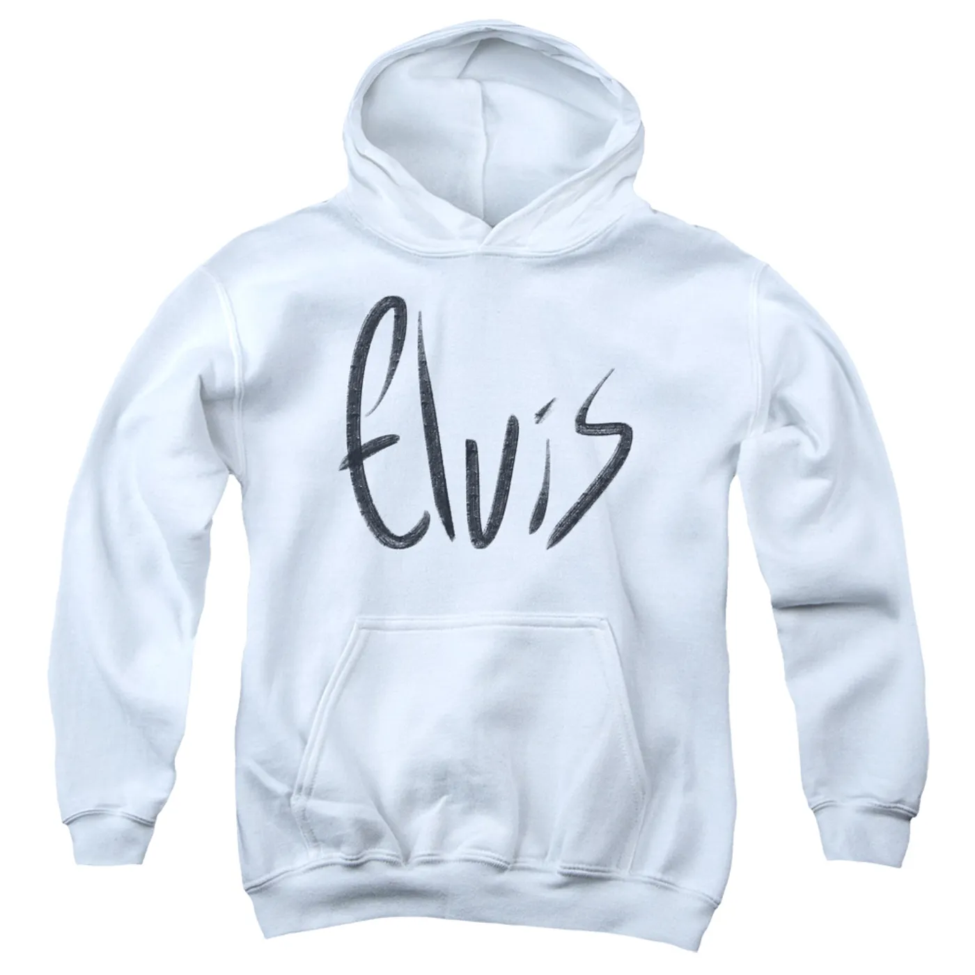 Elvis Presley Youth Hoodie | SKETCHY NAME Pull-Over Sweatshirt
