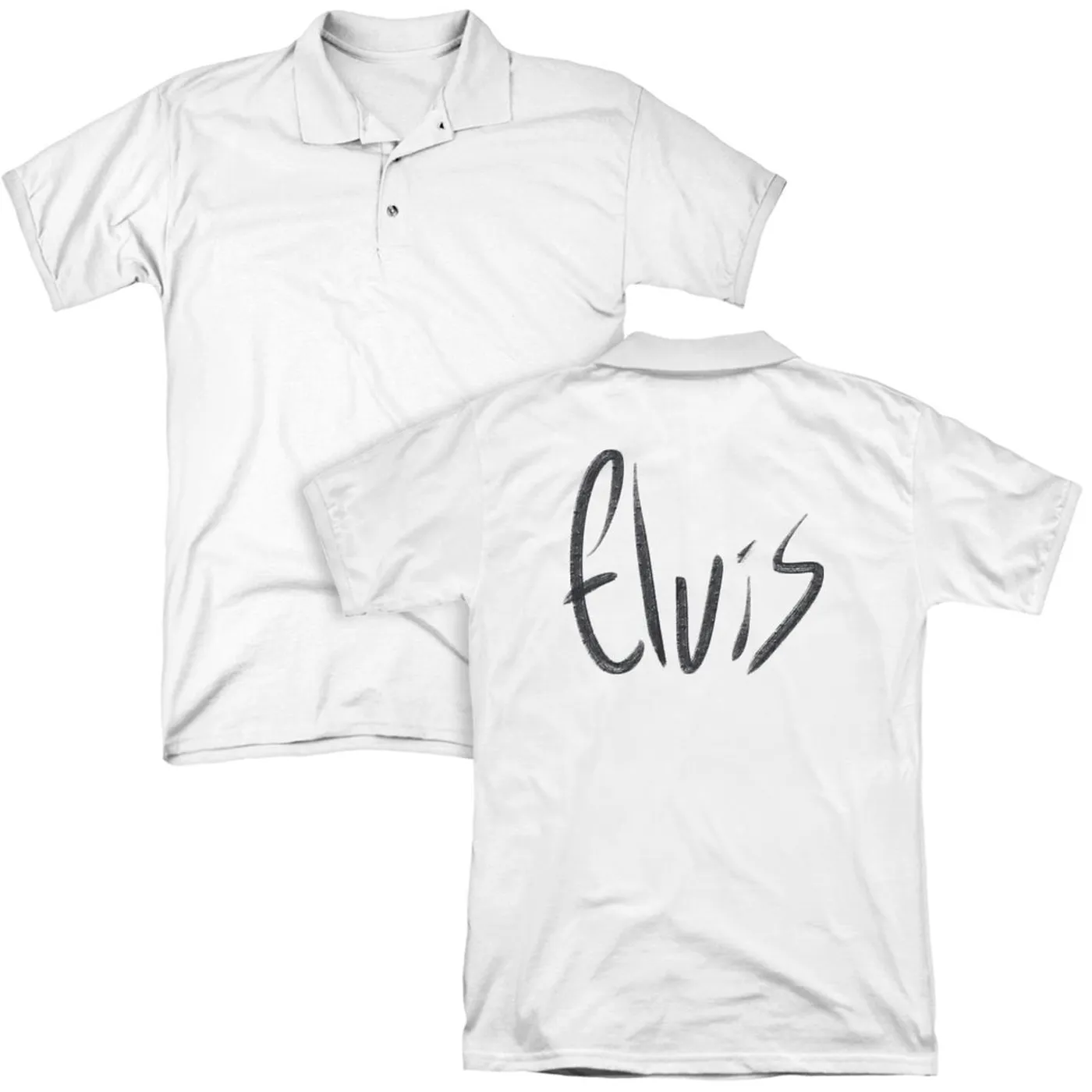 Elvis Presley SKETCHY NAME (BACK PRINT)