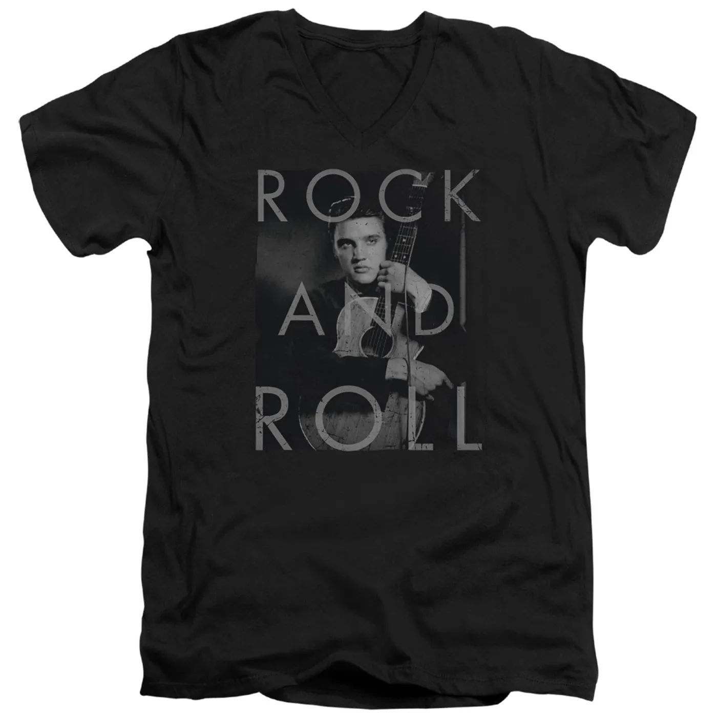 Elvis Presley T Shirt (Slim Fit) | ROCK AND ROLL Slim-fit Tee