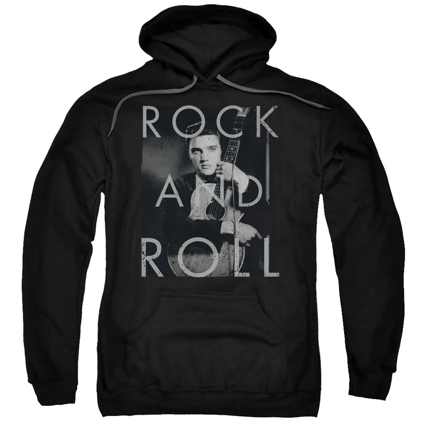 Elvis Presley Hoodie | ROCK AND ROLL Pull-Over Sweatshirt