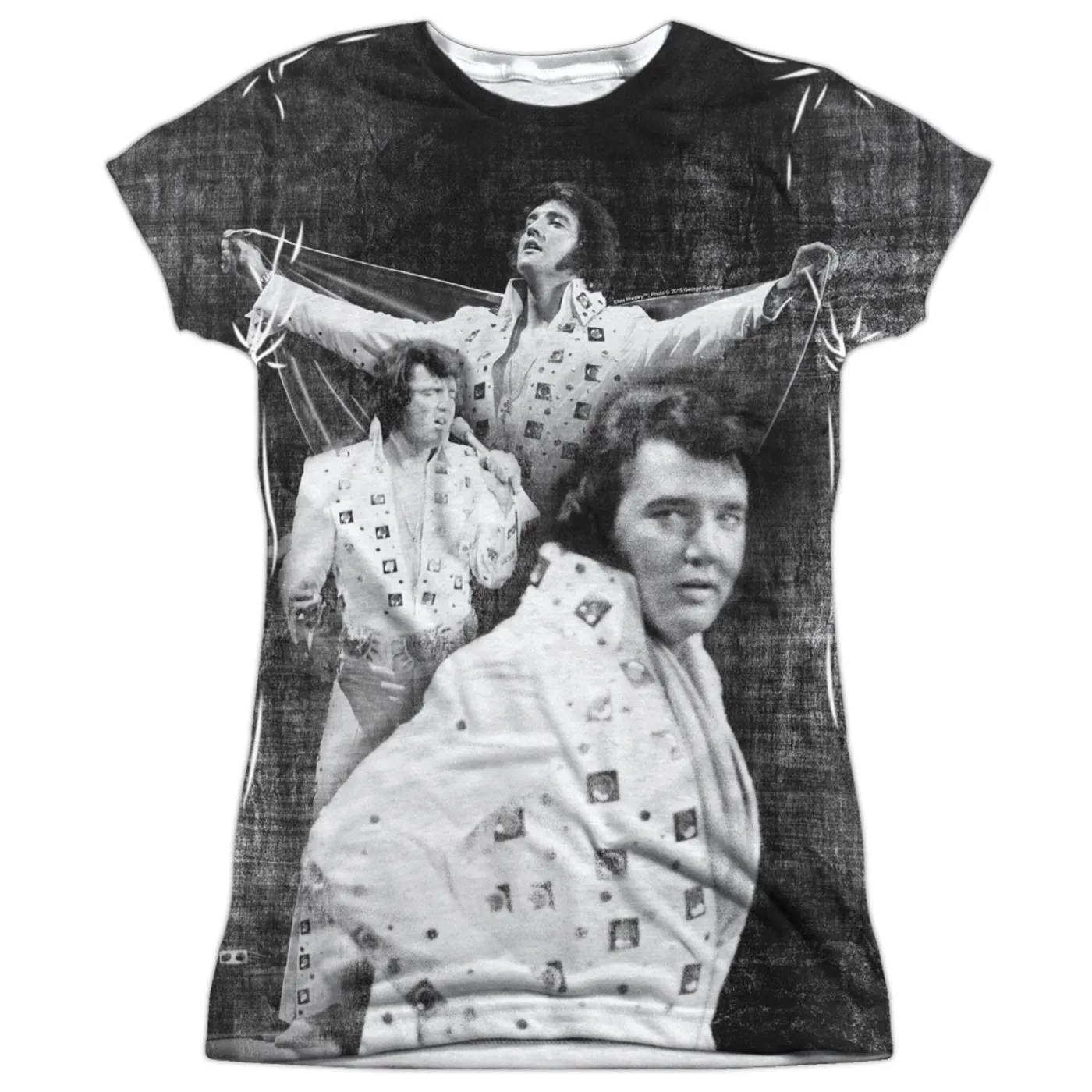 Elvis Presley Junior's T Shirt | LEGENDARY PERFORMANCE (FRONT/BACK PRINT) Sublimated Tee