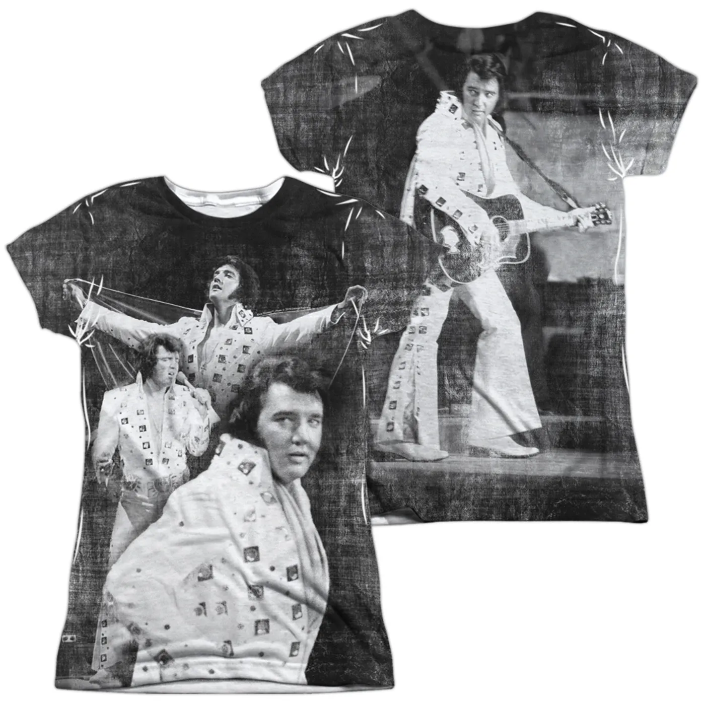 Elvis Presley Junior's T Shirt | LEGENDARY PERFORMANCE (FRONT/BACK PRINT) Sublimated Tee