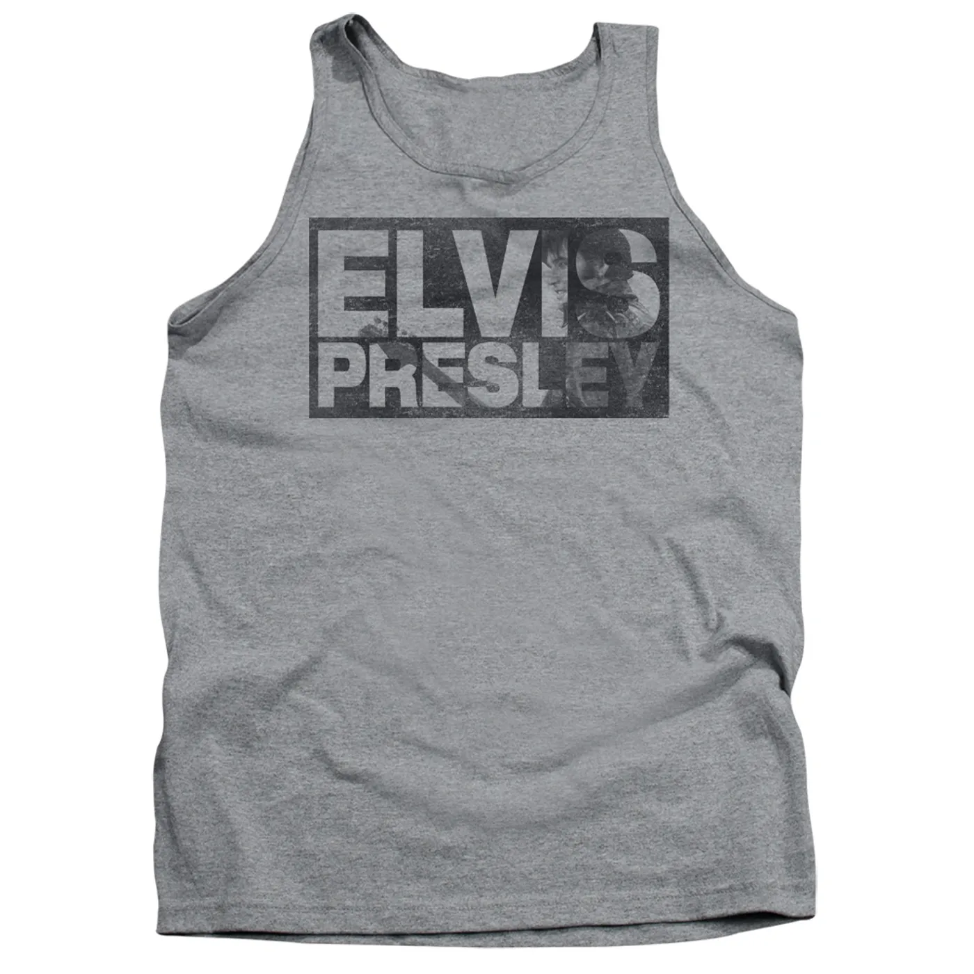 Elvis Presley Tank Top | BLOCK LETTERS Sleeveless Shirt