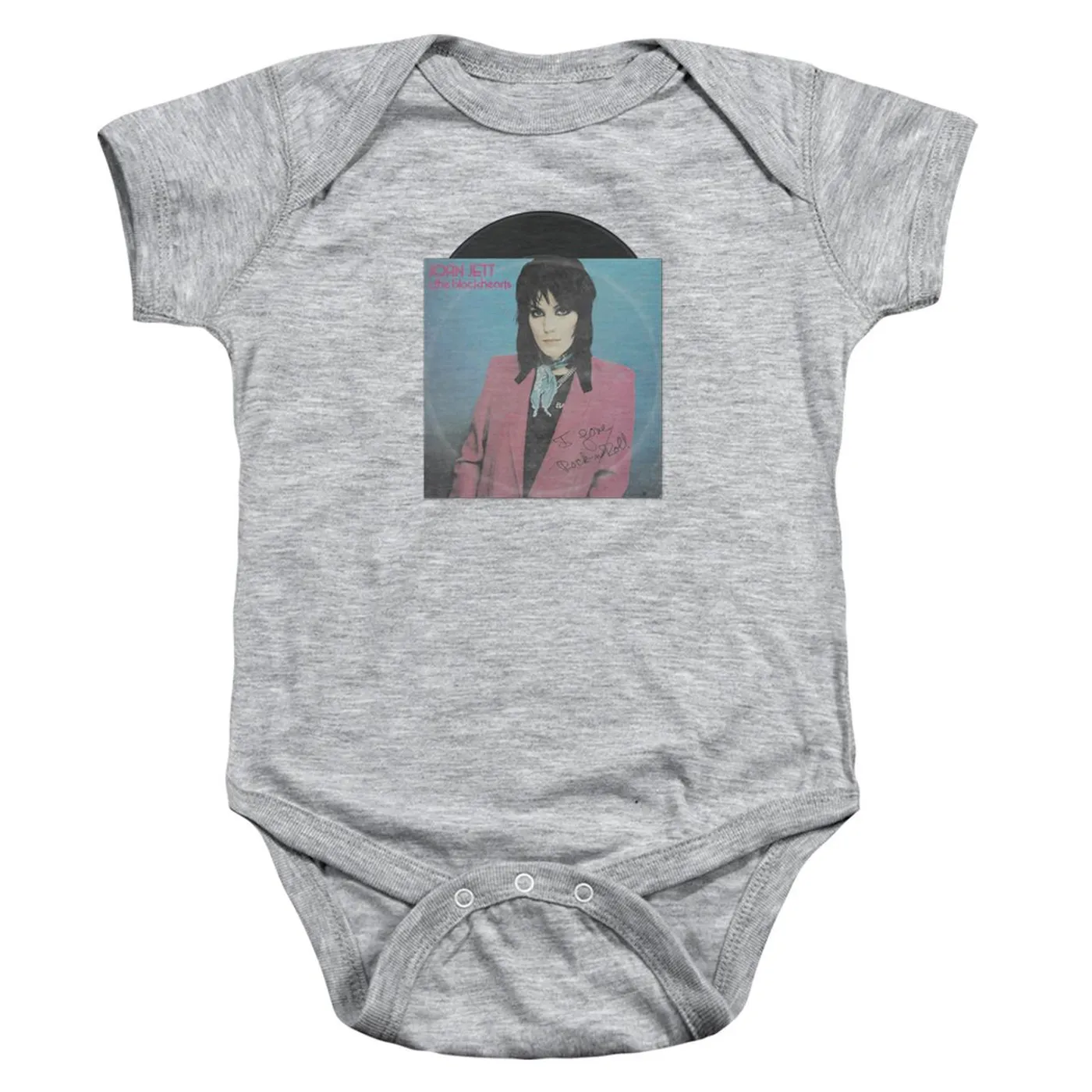 Joan Jett & The Blackhearts Baby Onesie | ROCK N ROLL 45 Infant Snapsuit