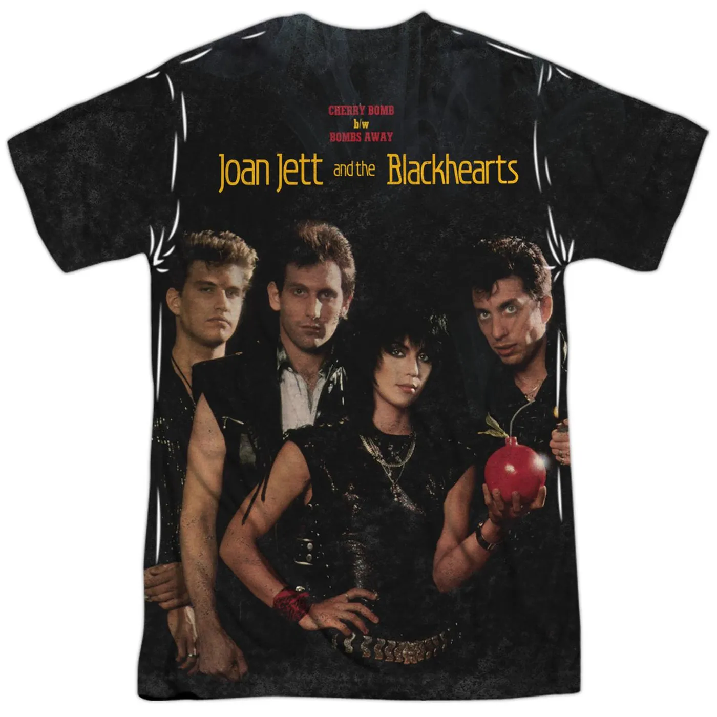 Joan Jett & The Blackhearts Shirt | CHERRY BOMB (FRONT/BACK PRINT) Tee