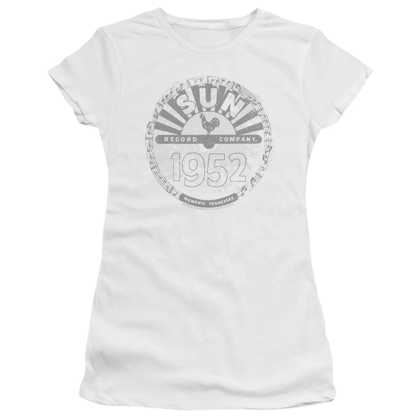 Sun Records Juniors Shirt | CRUSTY LOGO Juniors T Shirt