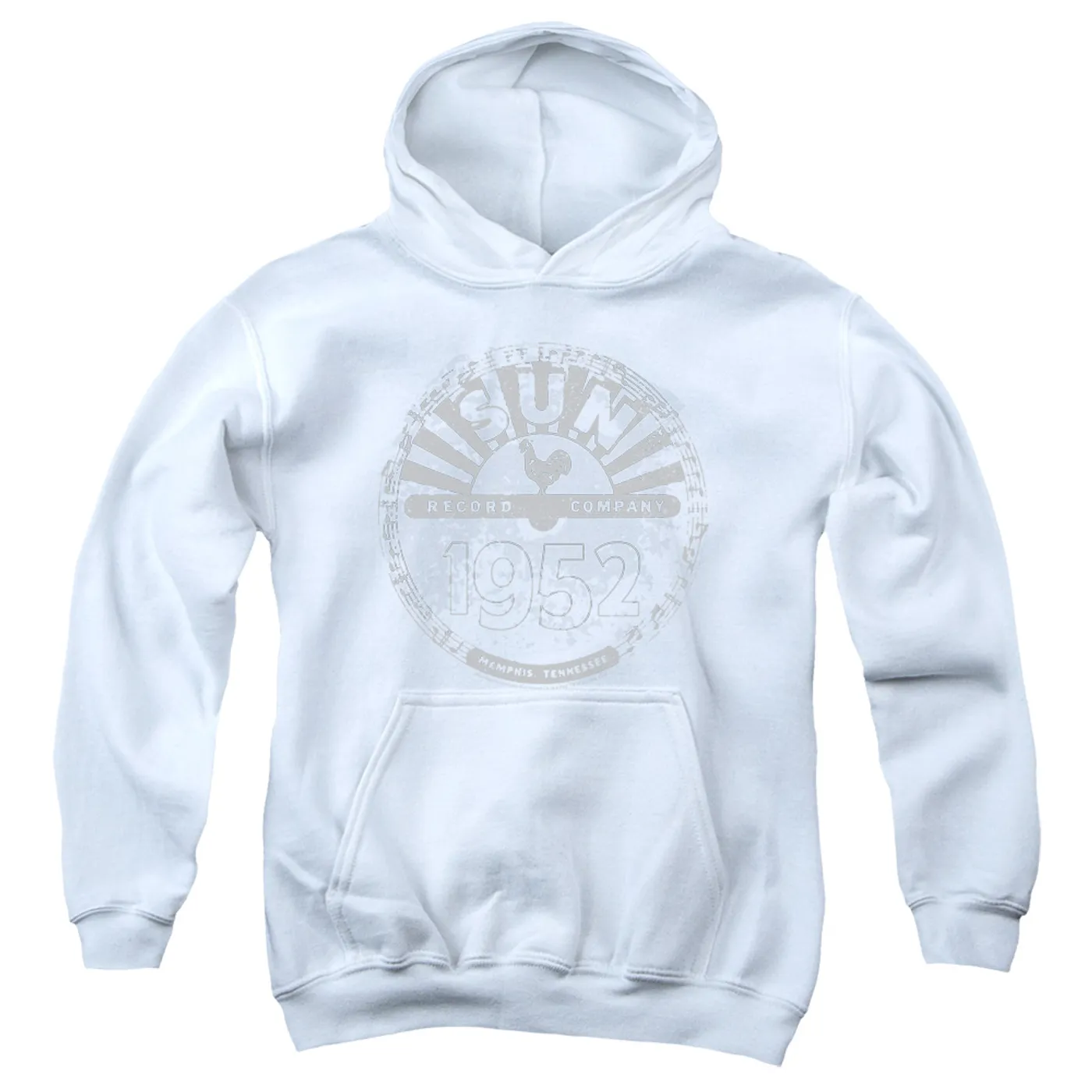 Sun Records Youth Hoodie | CRUSTY LOGO Pull-Over Sweatshirt