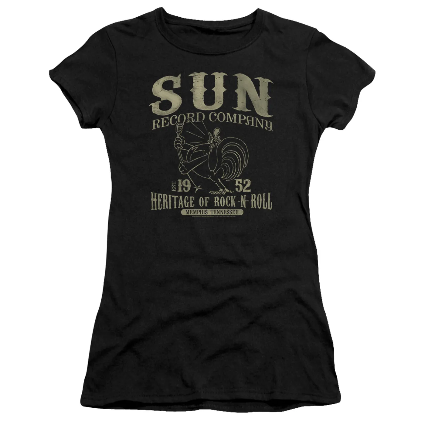 Sun Records Juniors Shirt | ROCKABILLY BIRD Juniors T Shirt