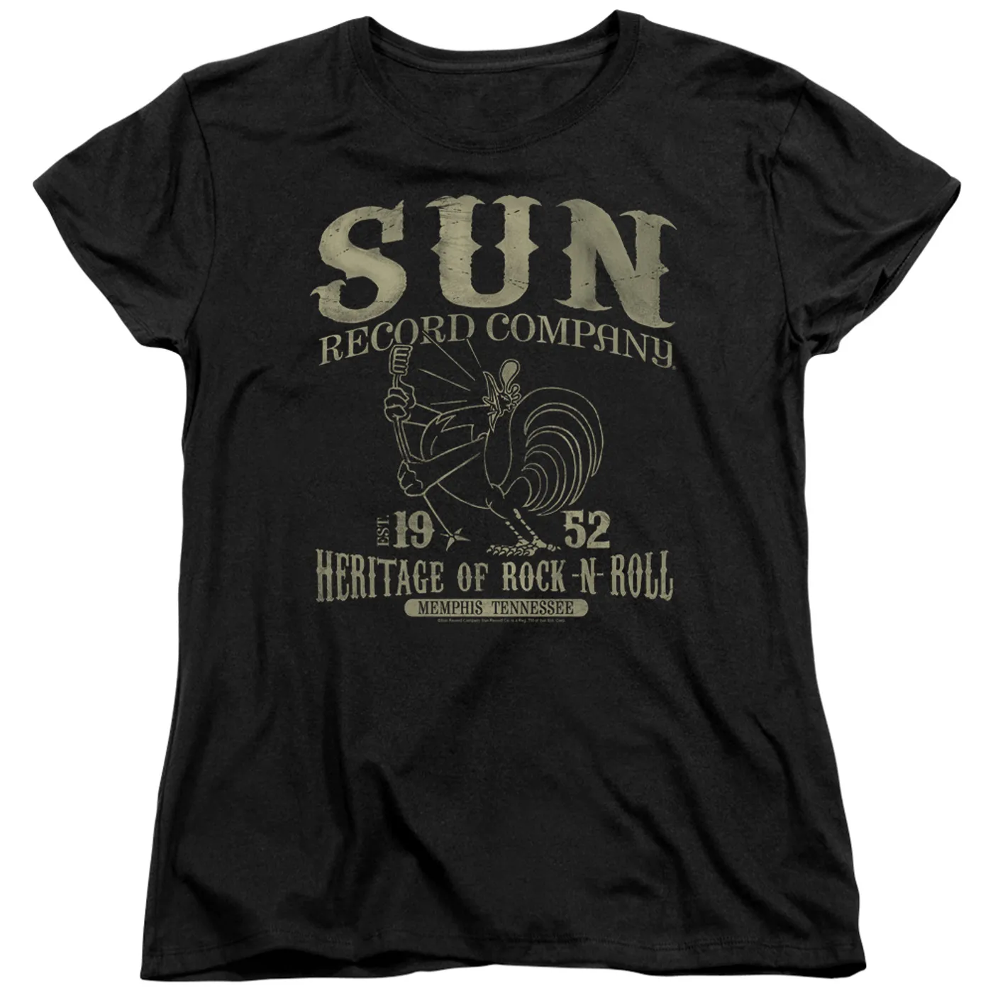 Sun Records Women's Shirt | ROCKABILLY BIRD Ladies Tee