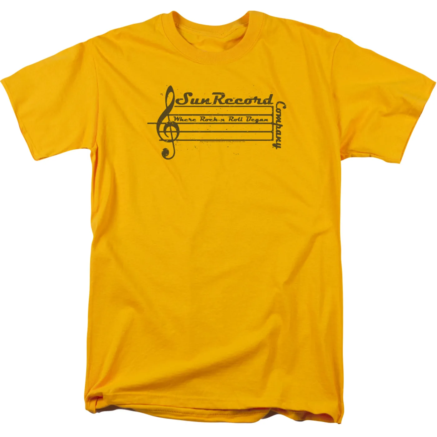 Sun Records Shirt | MUSIC STAFF T Shirt