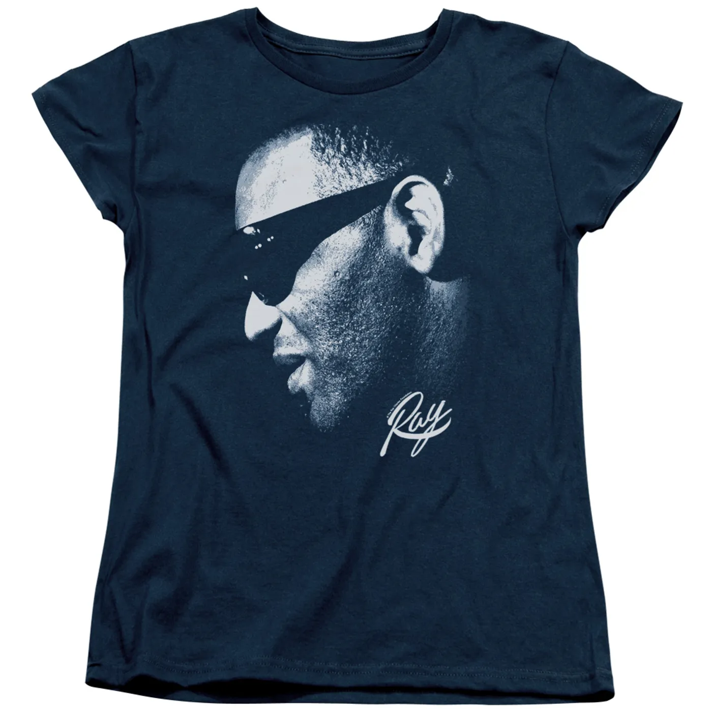 Ray Charles Women's Shirt | BLUE RAY Ladies Tee