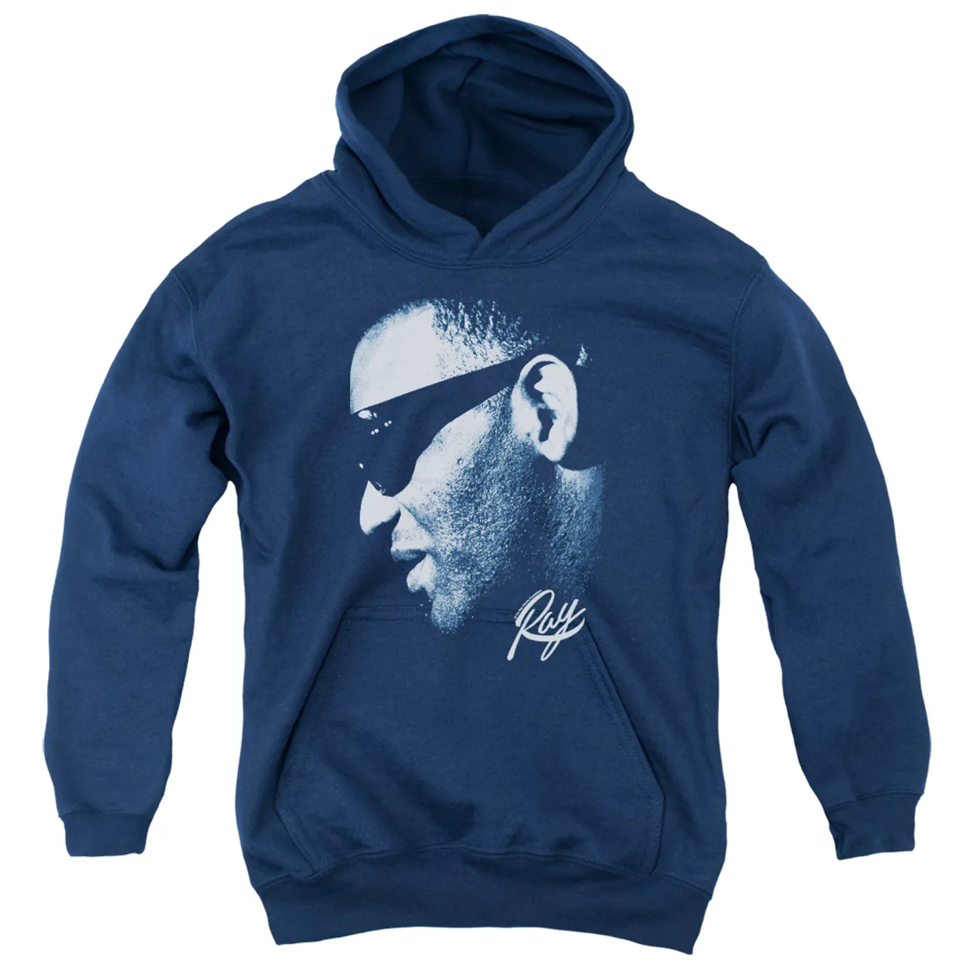 Ray Charles Youth Hoodie | BLUE RAY Pull-Over Sweatshirt