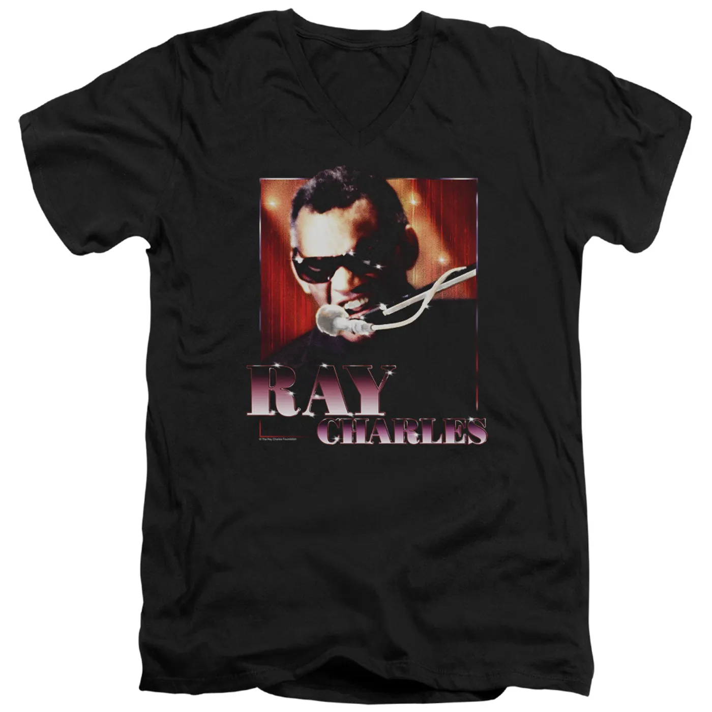 Ray Charles T Shirt (Slim Fit) | SING IT Slim-fit Tee