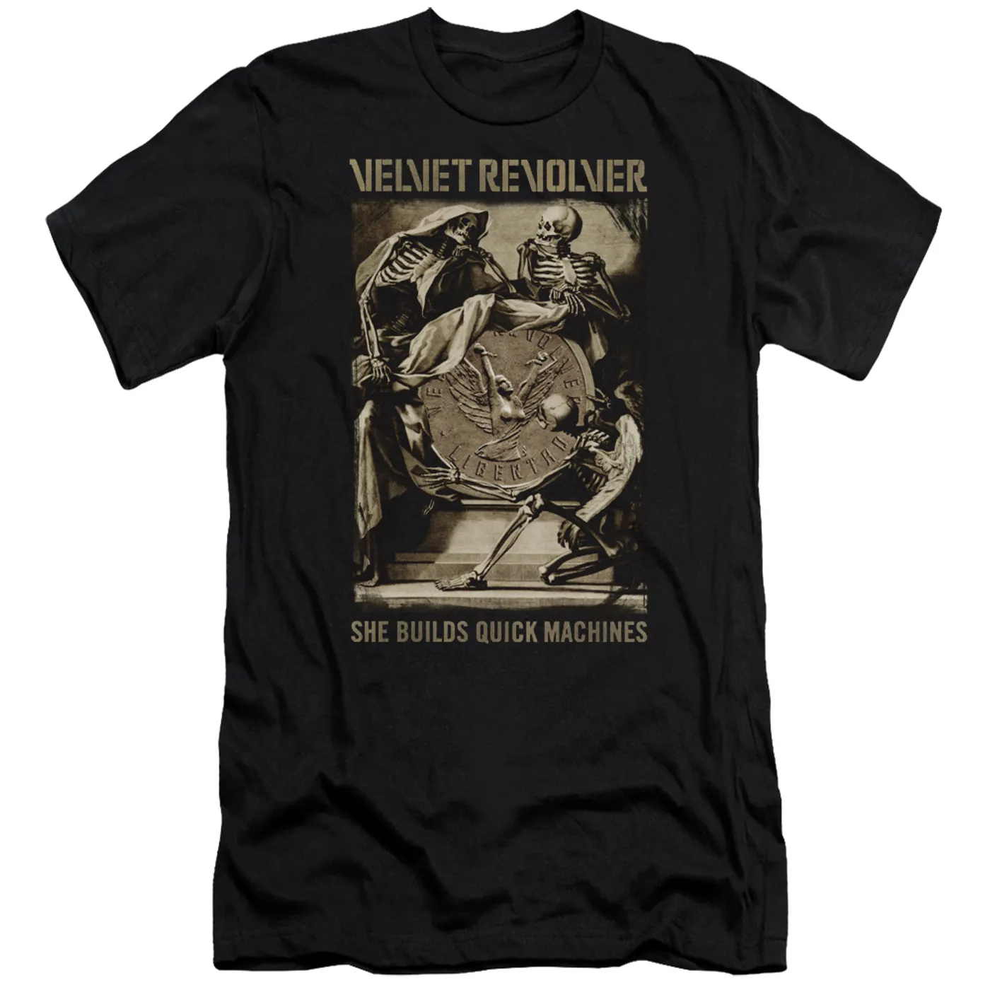 Velvet Revolver Slim-Fit Shirt | QUICK MACHINES Slim-Fit Tee