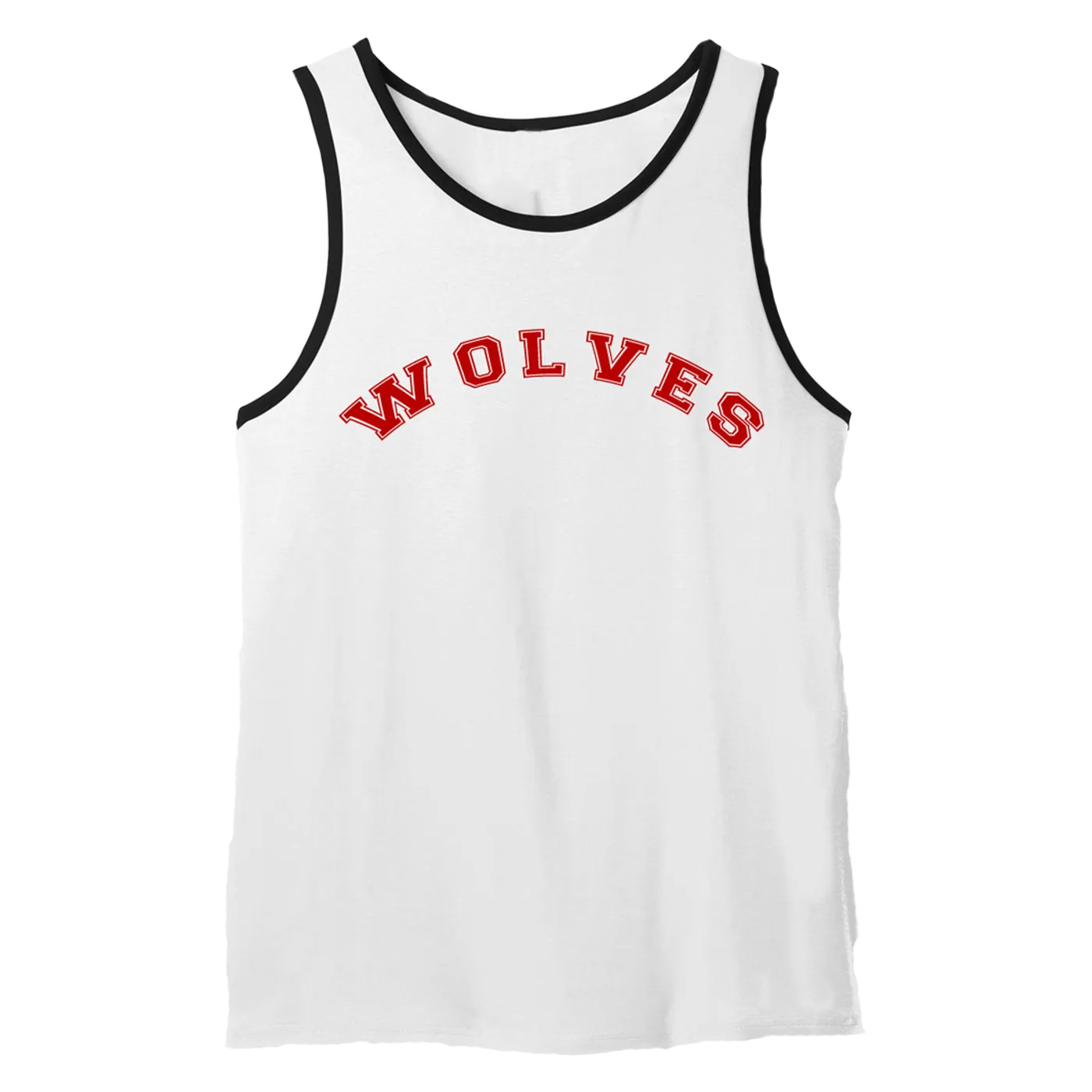 Selena Gomez Wolves Varsity Ringer Tank Top White