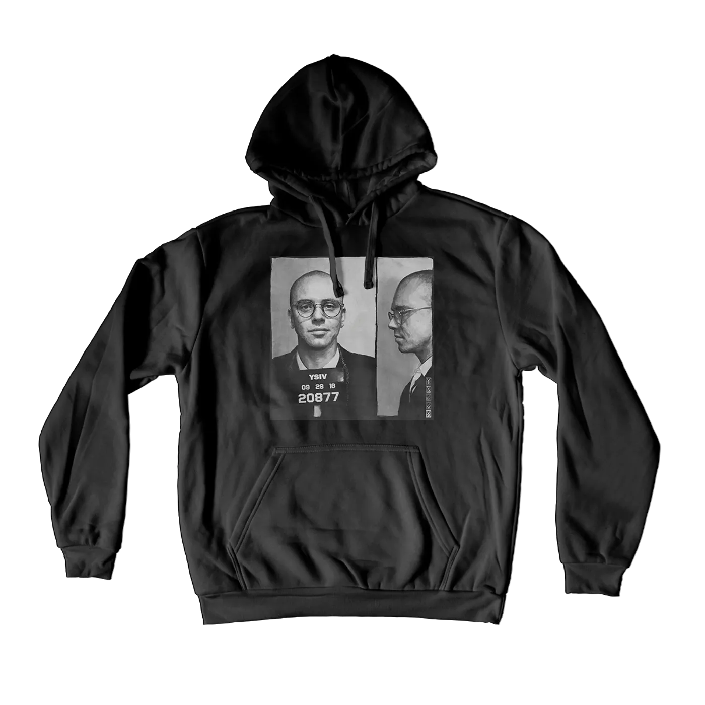 Logic Black Album Cover Hoodie