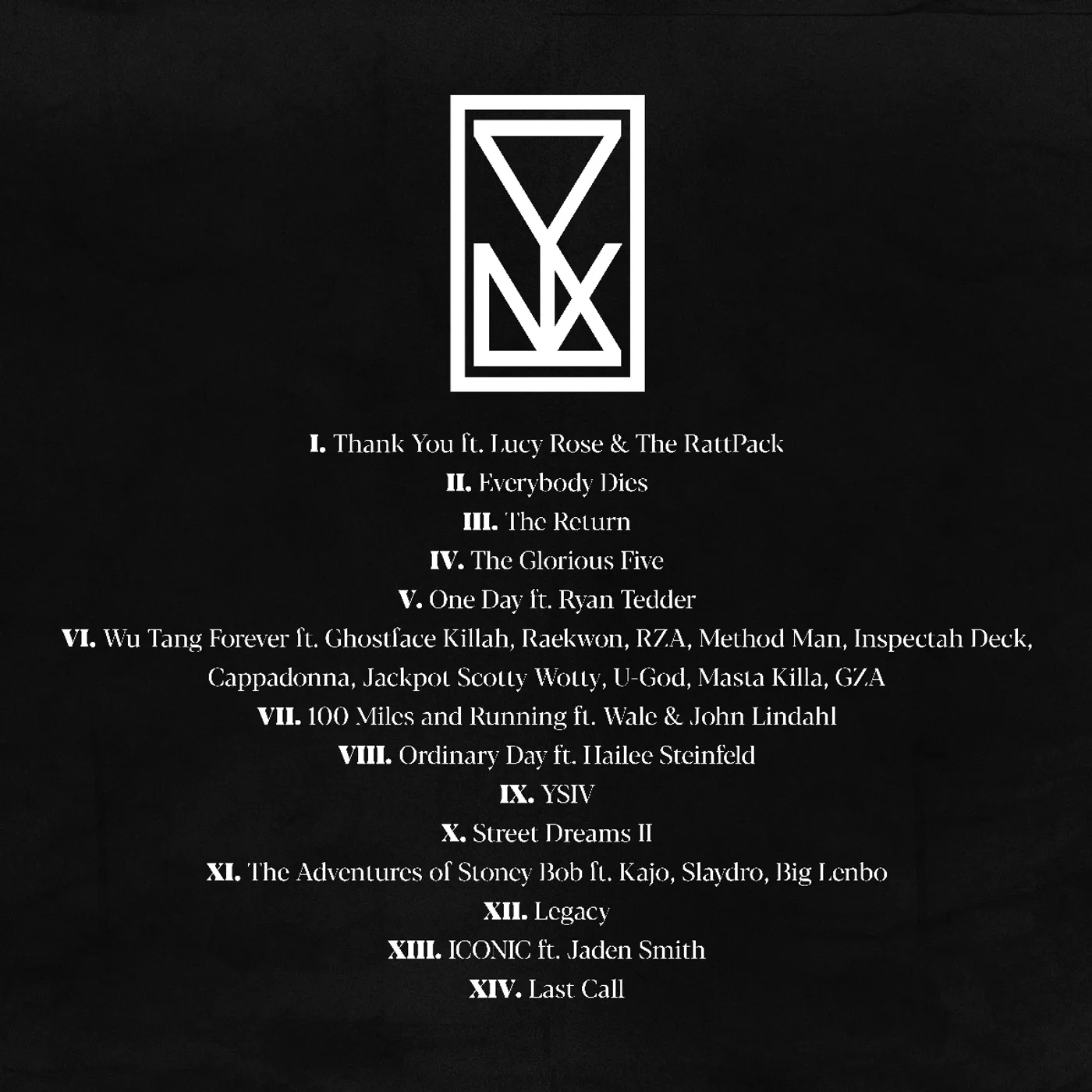 Logic Tracklist Poster