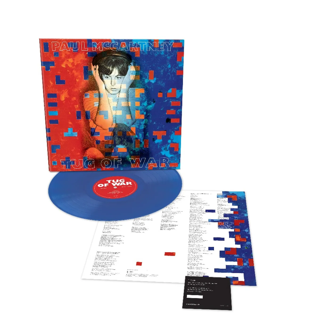 Paul McCartney Tug of War - Limited Edition - Blue LP (Vinyl)