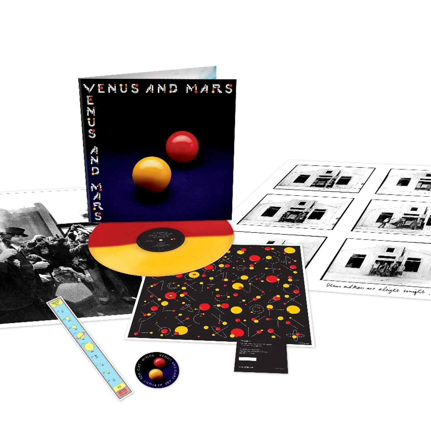 Paul McCartney Venus and Mars - Limited Edition - Red and Yellow LP (Vinyl)