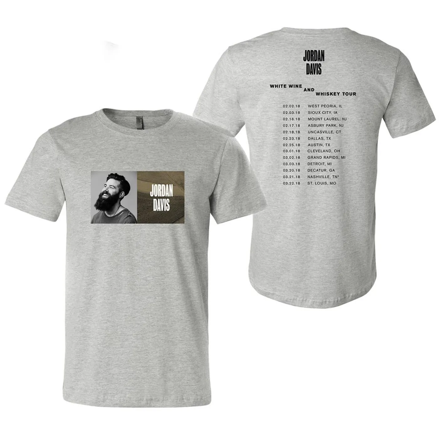 Jordan Davis White Wine & Whiskey Tour Tee