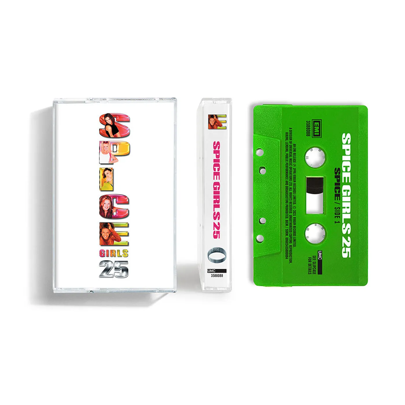 Spice Girls SPICE - 25TH ANNIVERSARY (‘SCARY’ LIGHT GREEN COLORED CASSETTE)