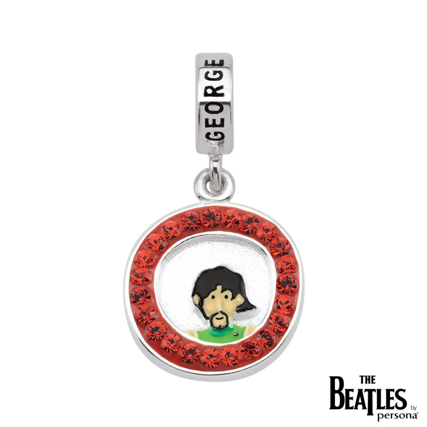 The Beatles 925 Sterling Silver Yellow Submarine Window George Charm