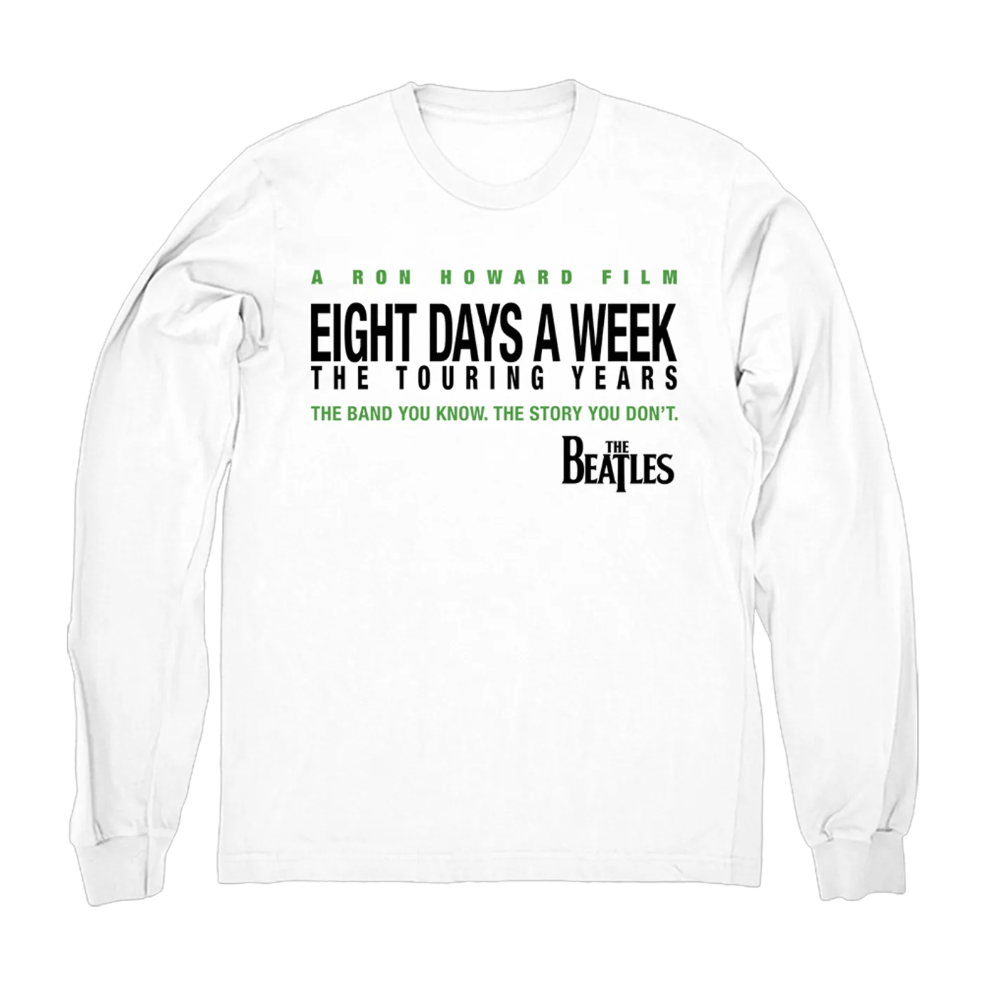The Beatles Eight Days A Week Long Sleeve White T-Shirt