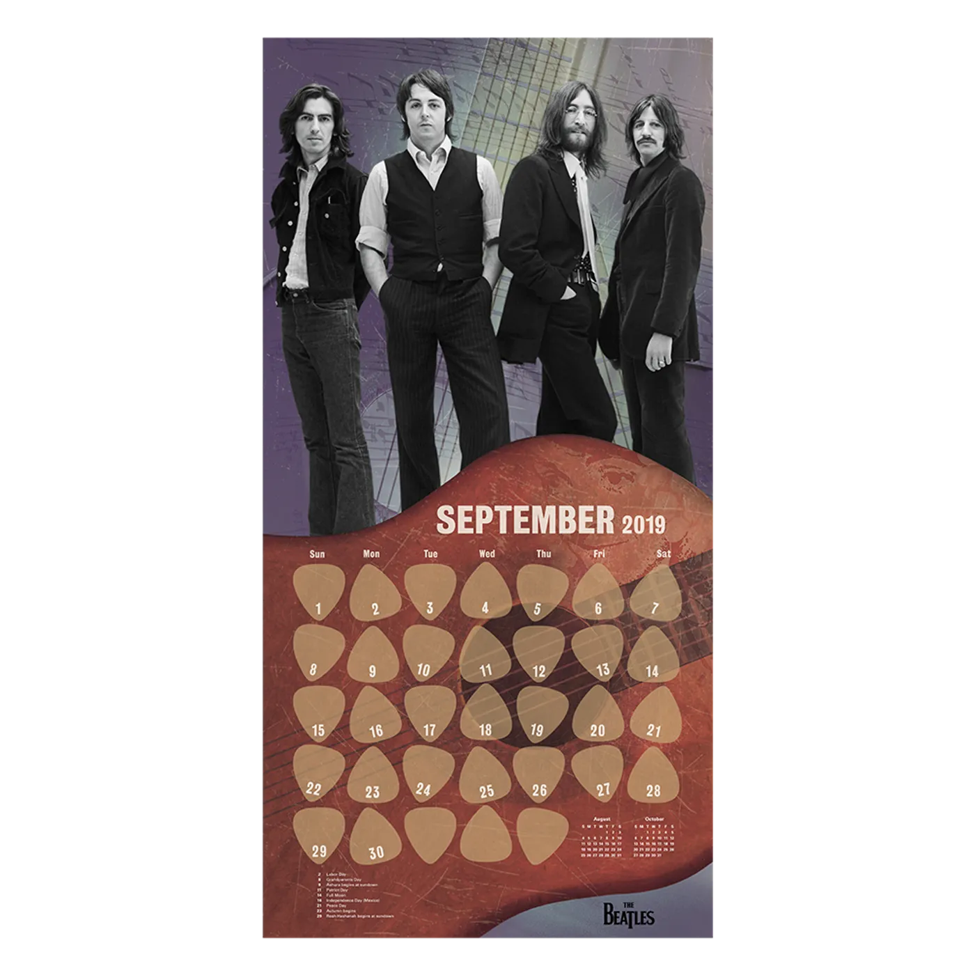 The Beatles 2019 Day Dream Wall Calendar