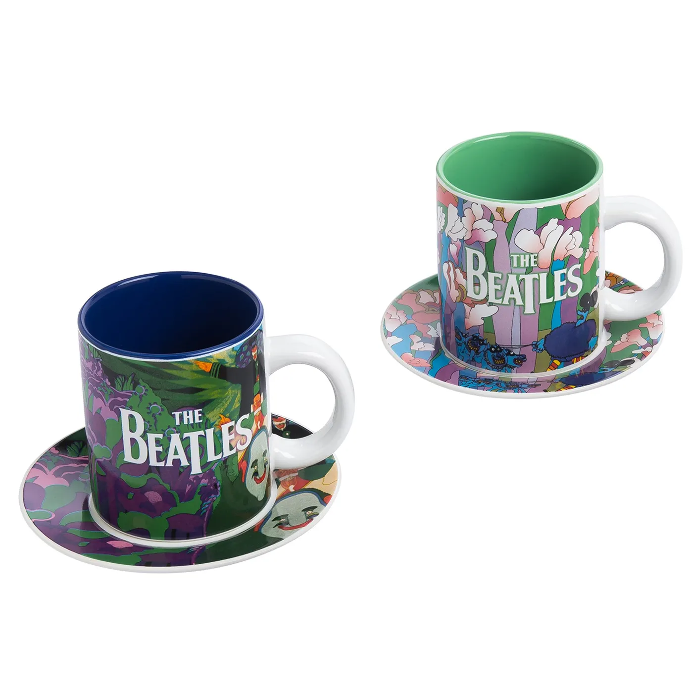 The Beatles Yellow Submarine 4 Piece Cup and Saucer Set