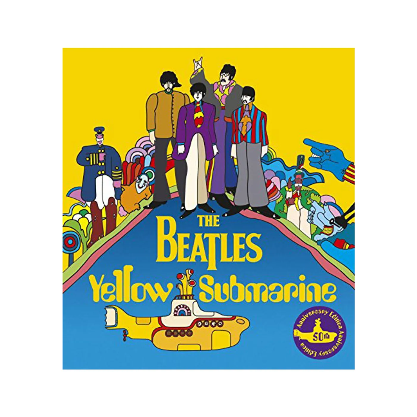 The Beatles Yellow Submarine 50th Anniversary Edition Hardcover Book