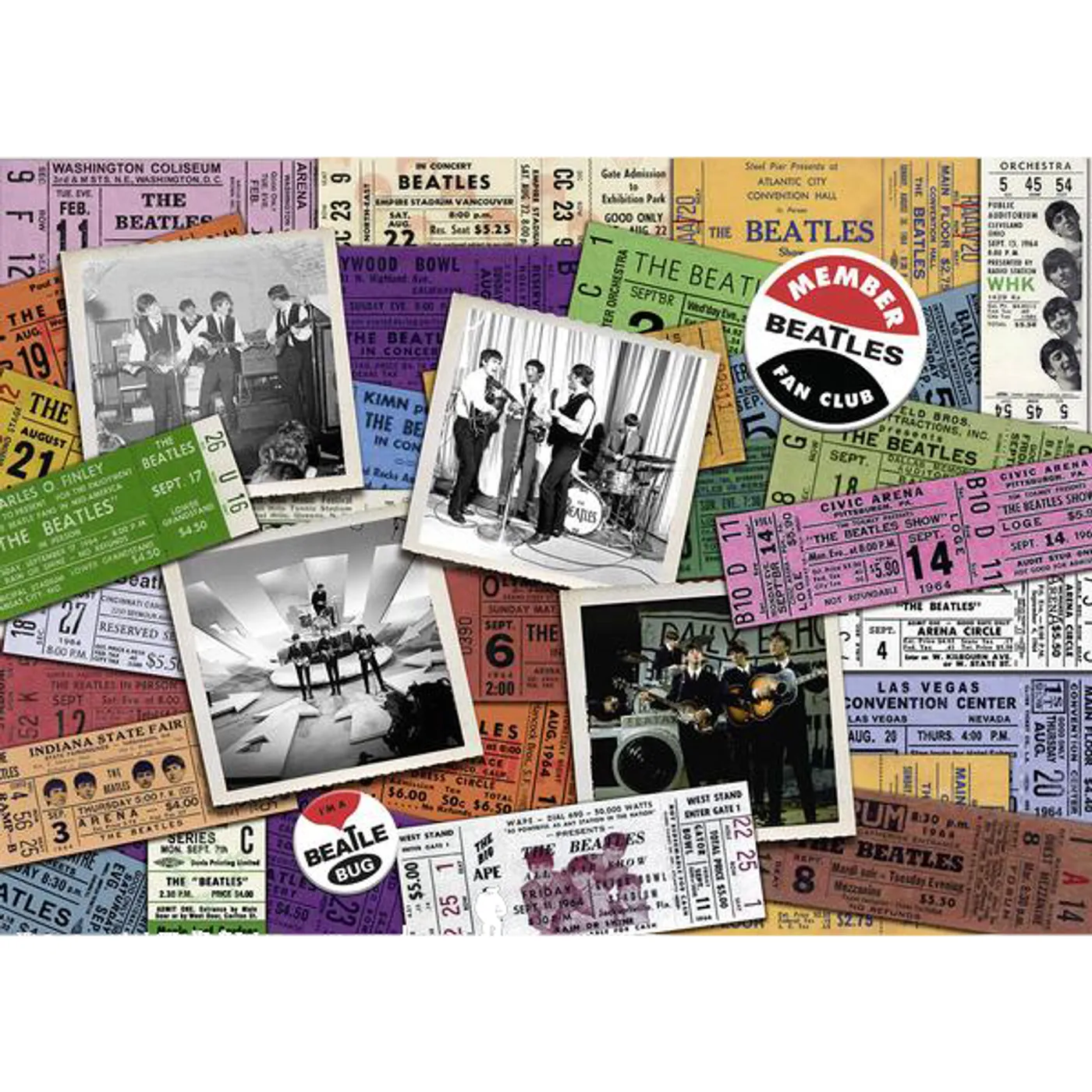 The Beatles Ticket Stub 1000 pc. Puzzle
