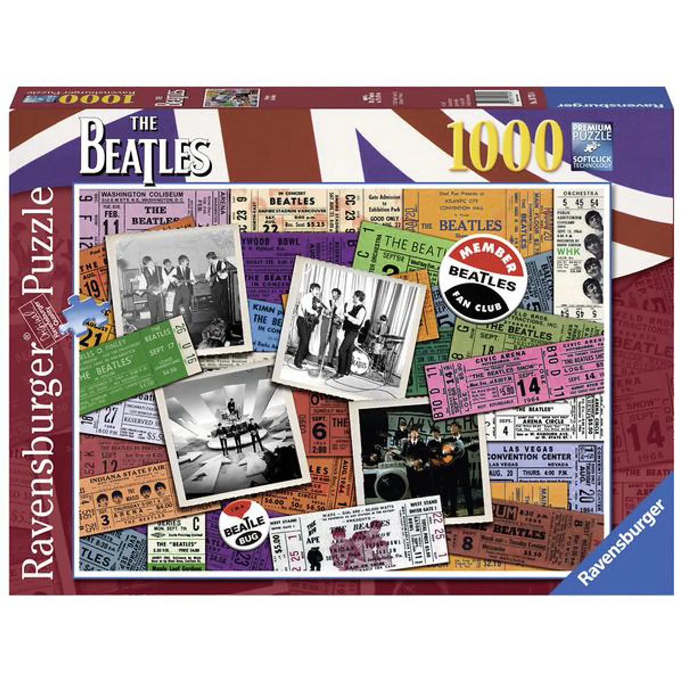 The Beatles Ticket Stub 1000 pc. Puzzle