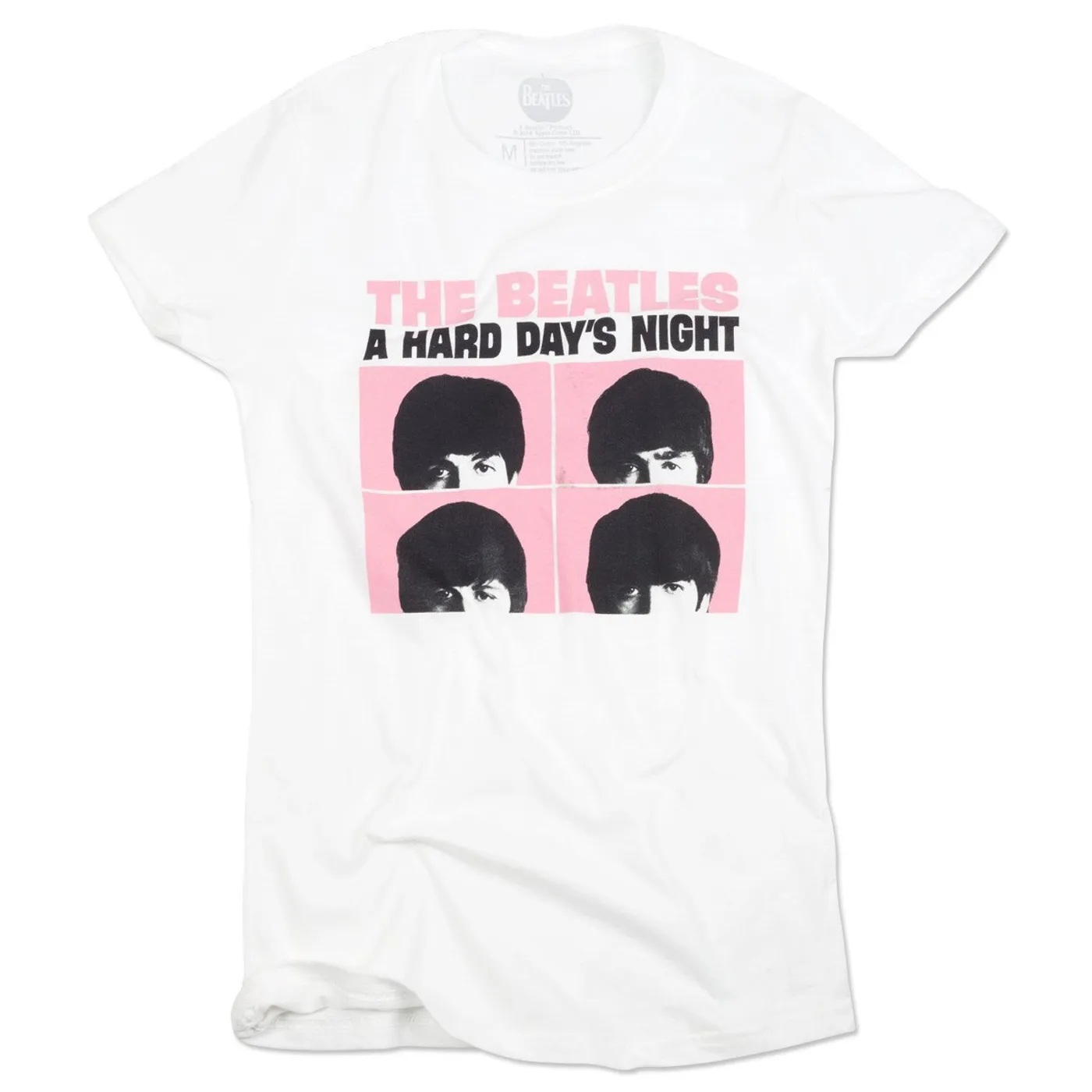 The Beatles Hard Day's Night Stacked Women's T-Shirt