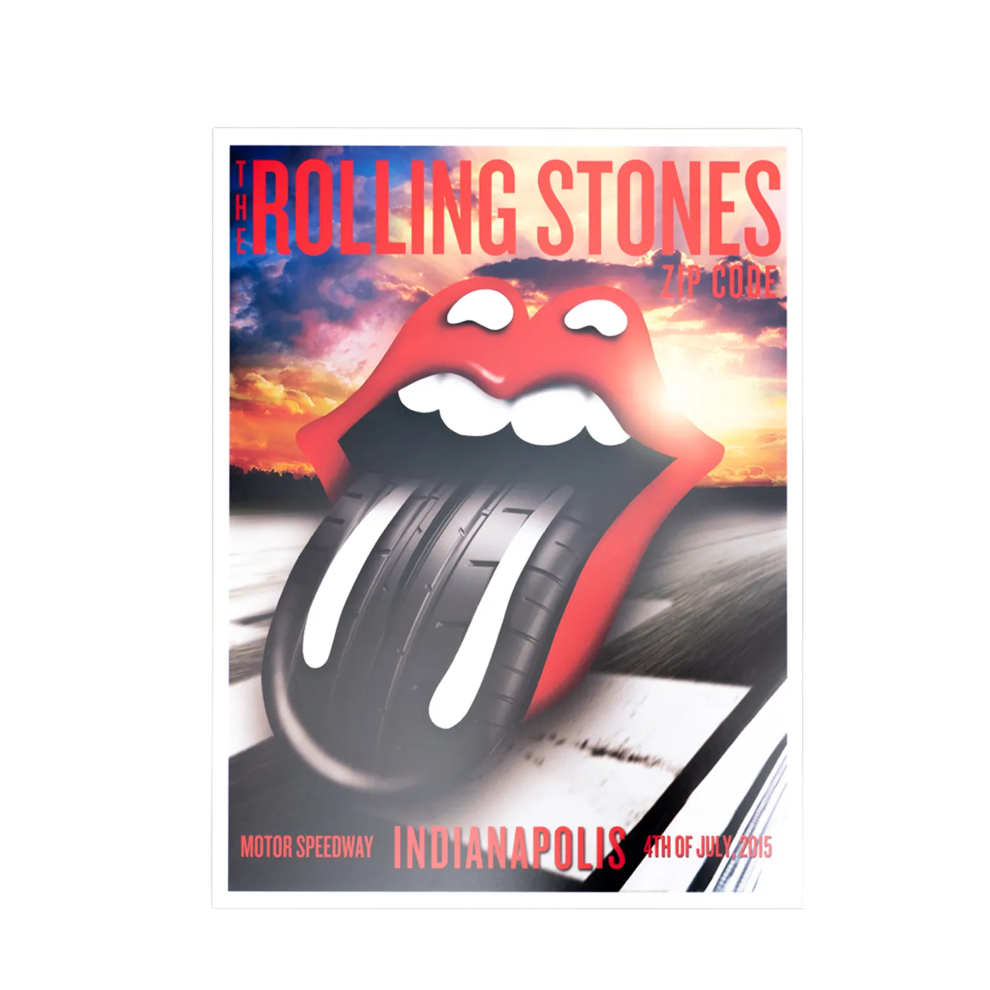 The Rolling StonesIndianapolis Event Poster