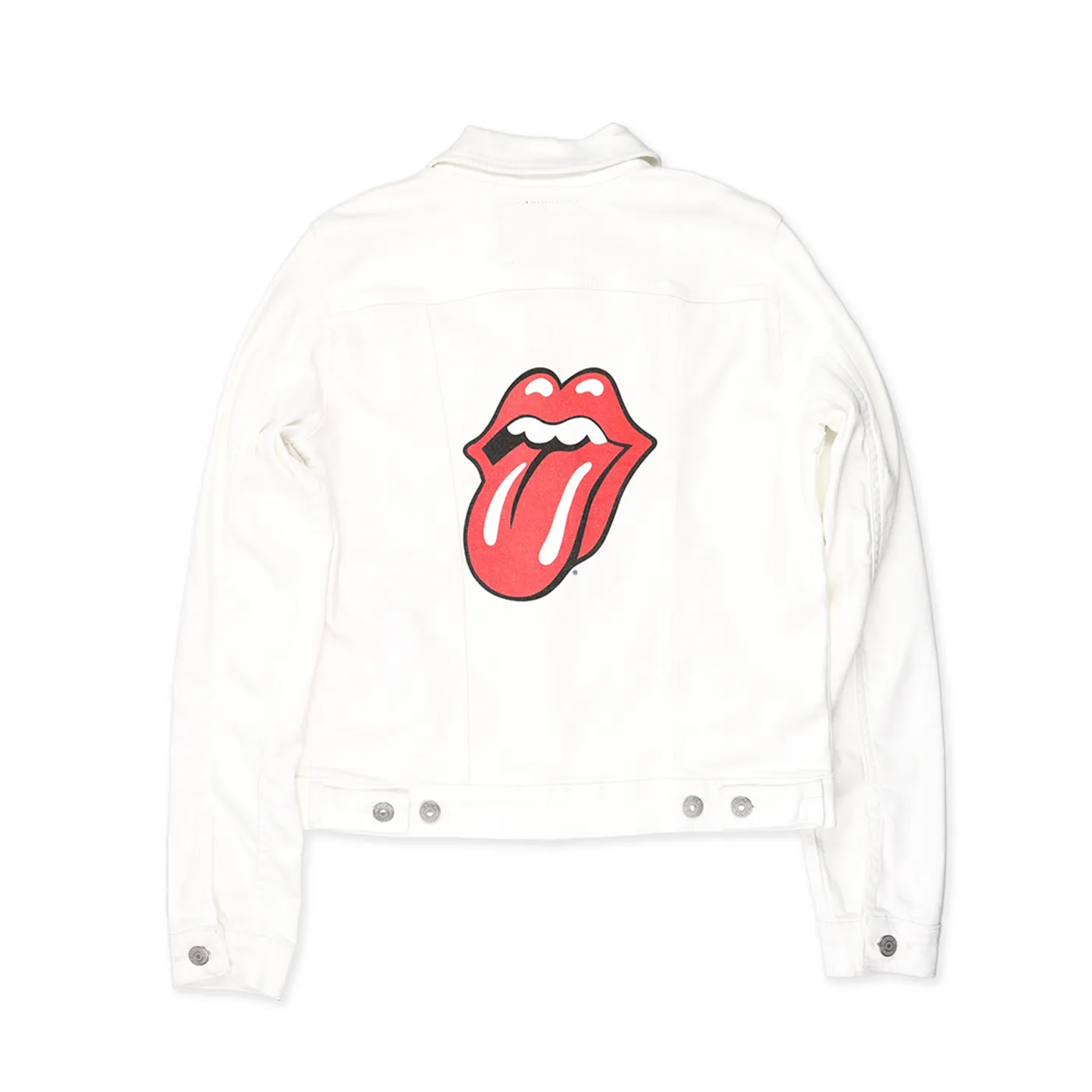The Rolling Stones Ladies Levi's White Denim Jacket