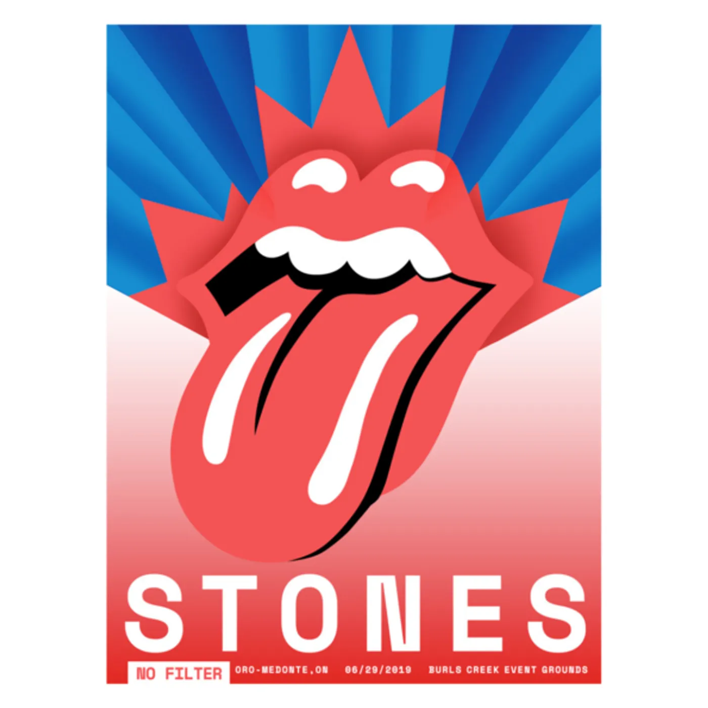 The Rolling Stones Oro-Medonte Lithograph