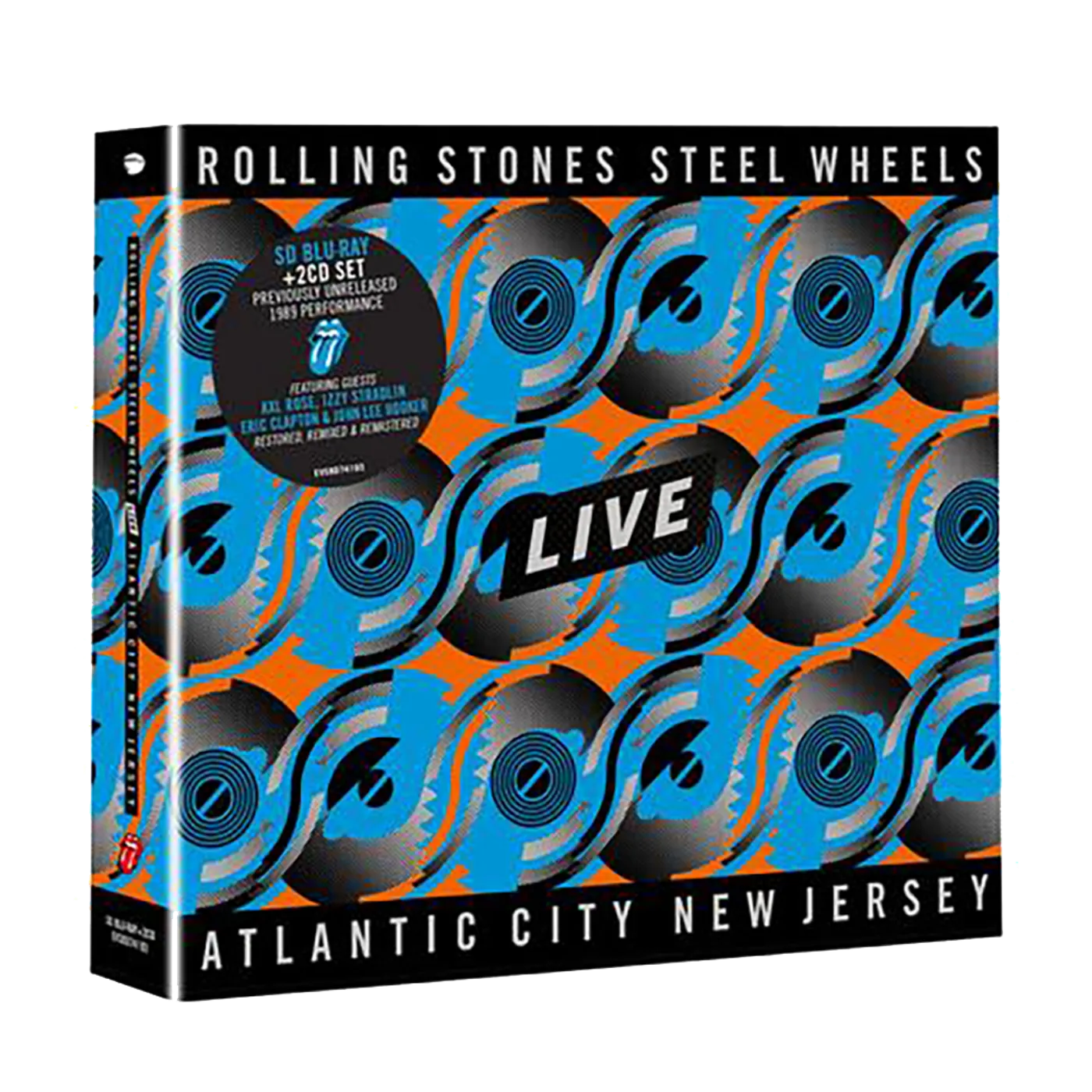 The Rolling Stones Steel Wheels Live DVD & 2CD