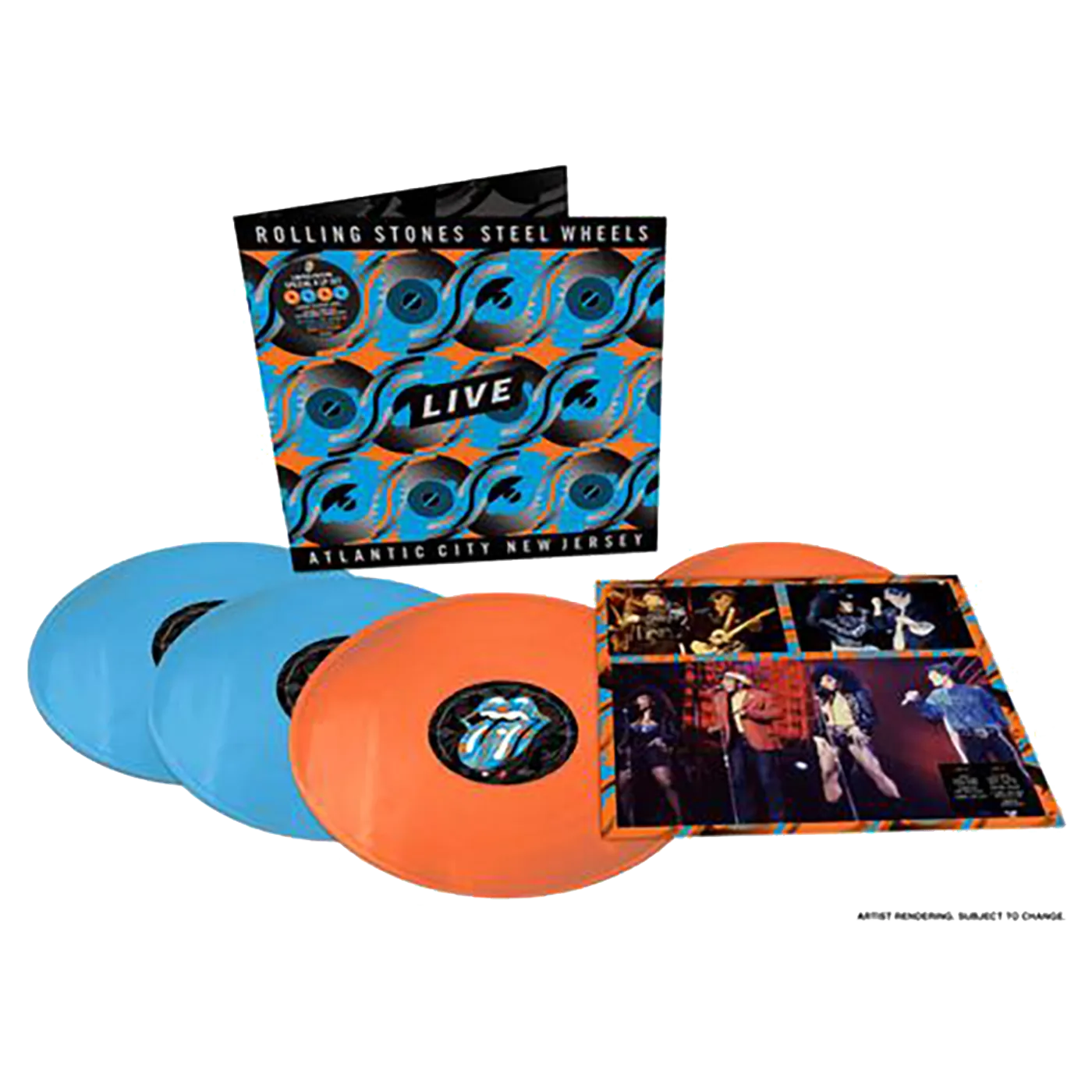 The Rolling Stones Steel Wheels Live 4LP Limited Edition (Vinyl)