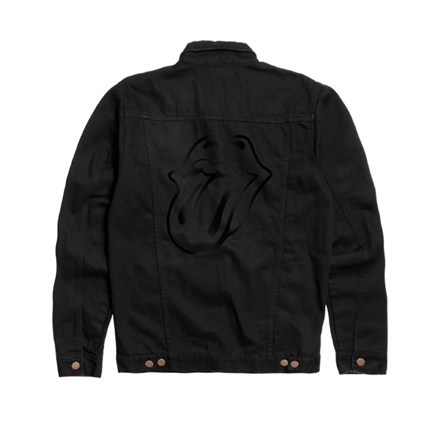 The Rolling Stones Black on Black Denim Jacket