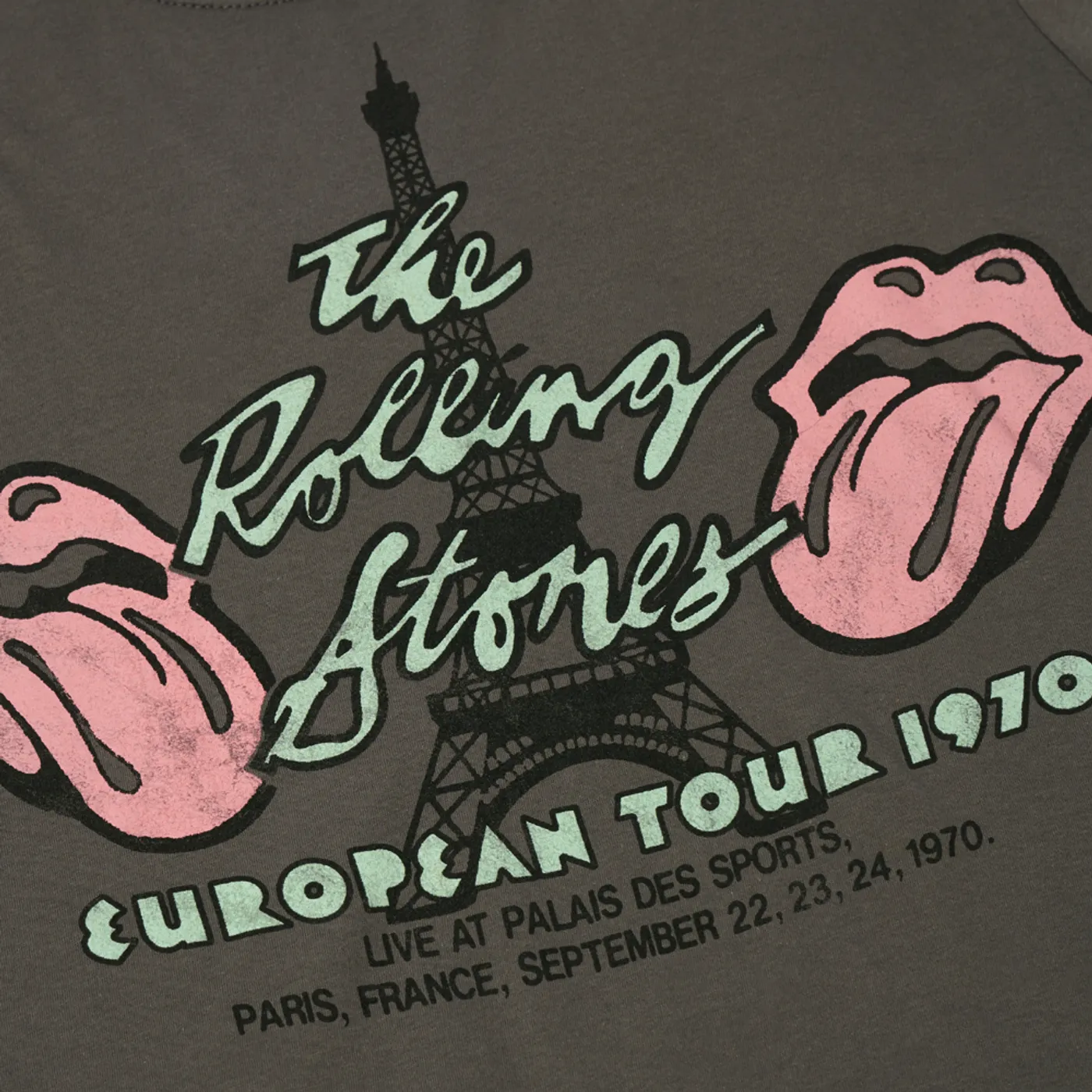 The Rolling Stones Paris '70 European Tour T-Shirt
