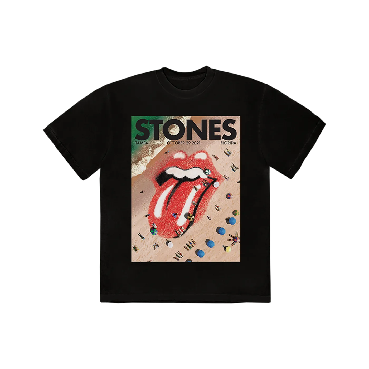 The Rolling Stones Tampa No Filter 2021 Tour T-Shirt