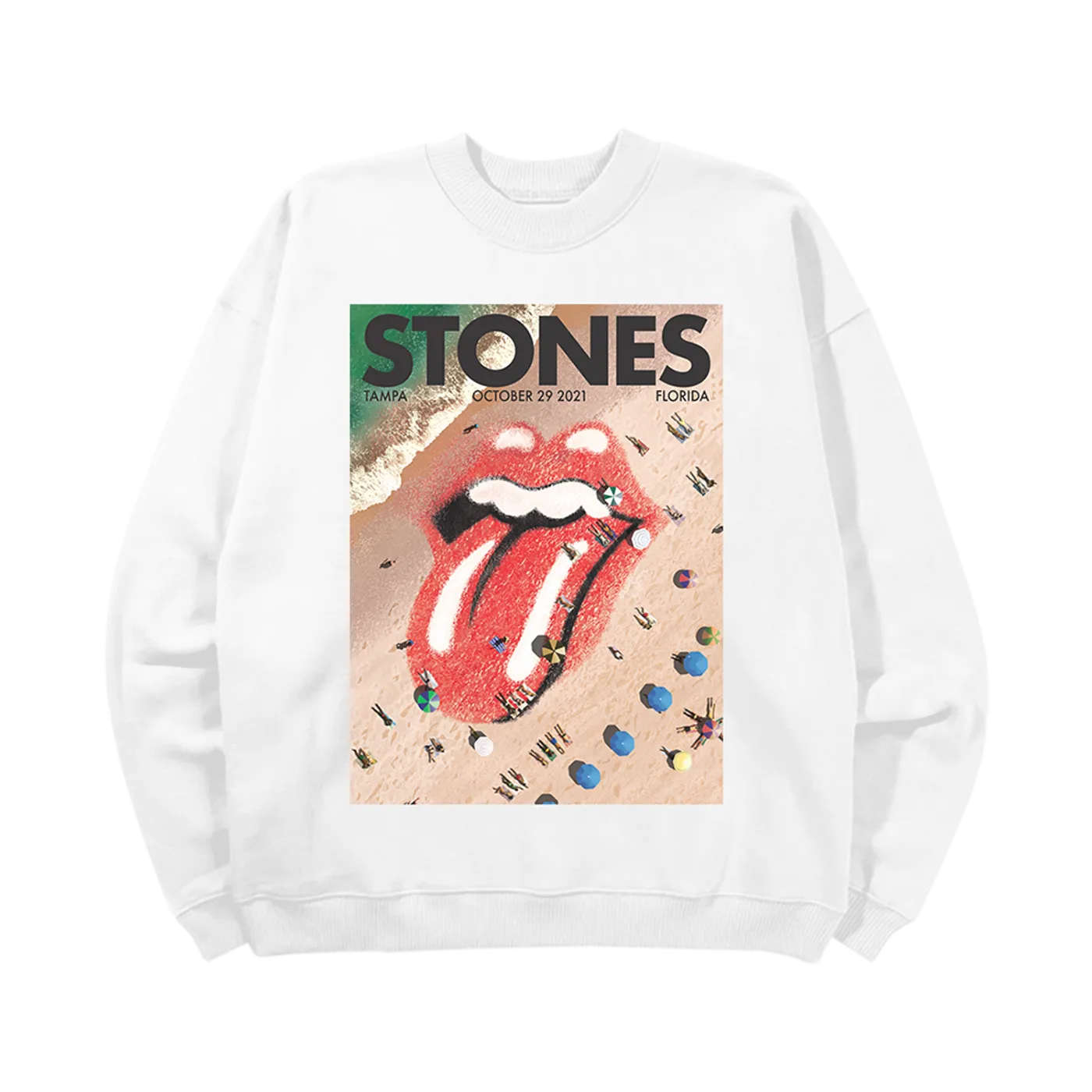 The Rolling Stones Tampa No Filter Tour 2021 Crewneck